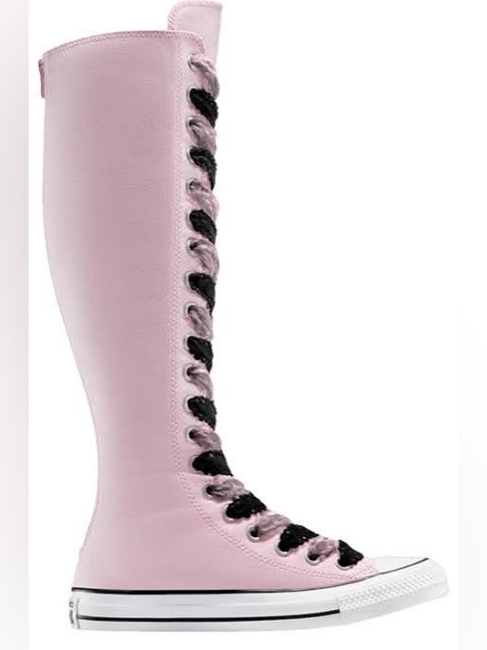 Converse Chuck Taylor All Star XX High "Double Lace" sneakers in summit pink 11
